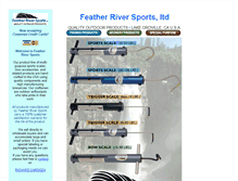 Tablet Screenshot of featherriversports.com
